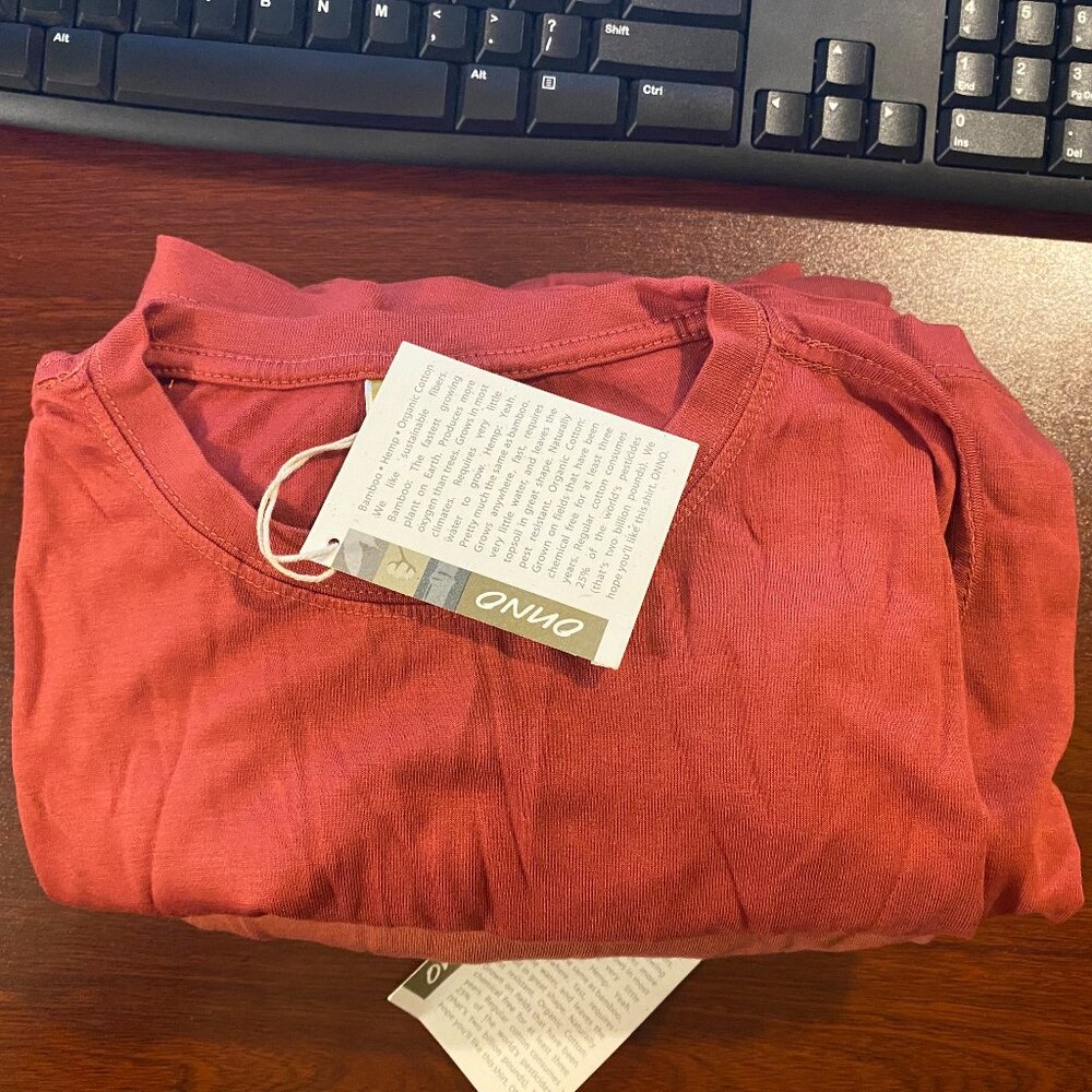 Men's Onno Short Sleeve Bamboo T-Shirt Brick